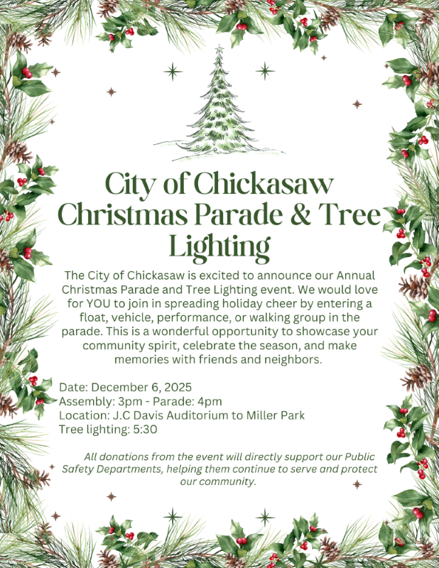 City of Chickasaw Christmas Parade